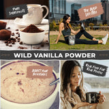 Vanilla Powder - Ground Whole Vanilla Beans by Wild Foods