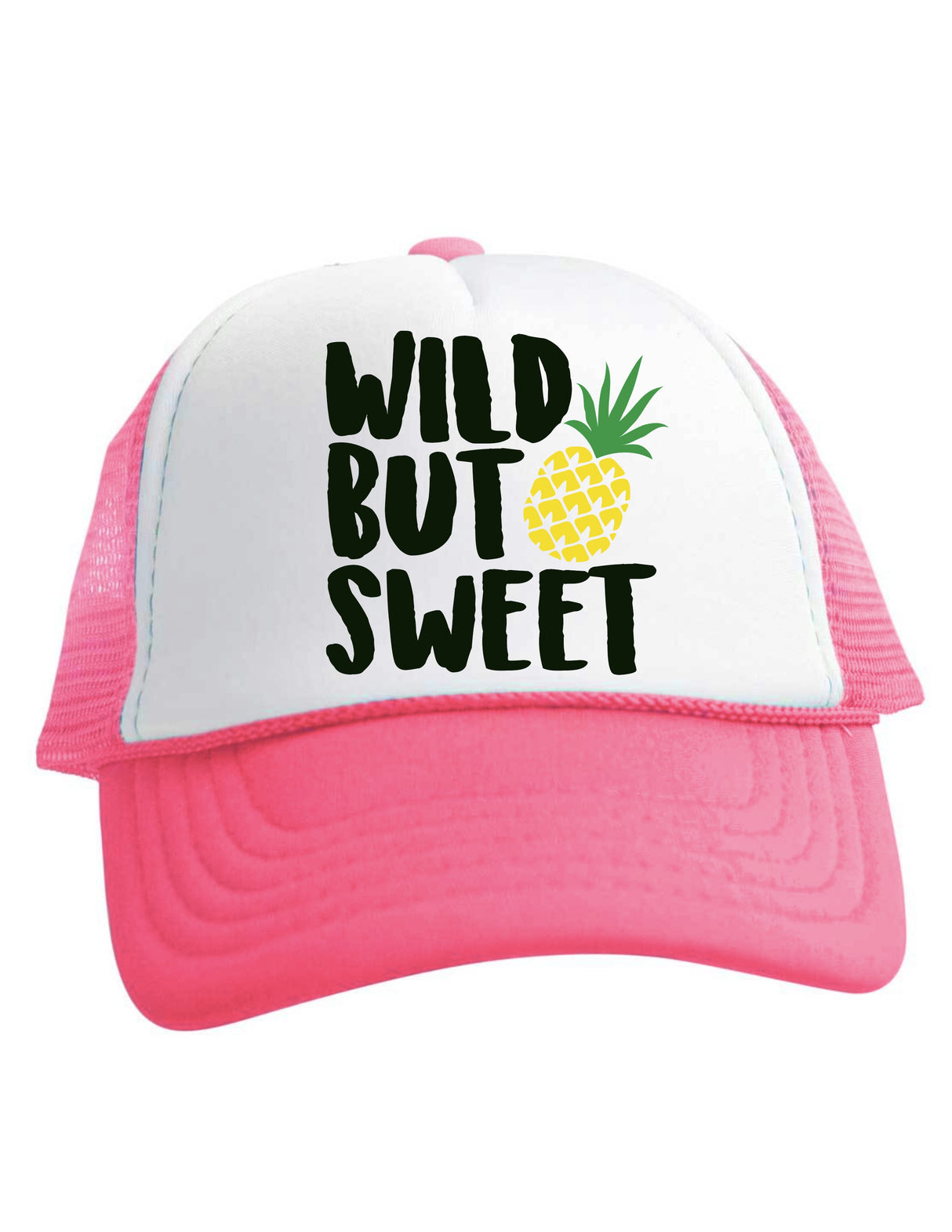 Wild But Sweet Trucker Hat (Light Pink) by Beau & Belle Littles