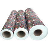 Santa & Snowmen Christmas Gift Wrap by Present Paper