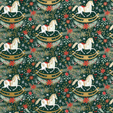 Rocking Horse Noel Christmas Gift Wrap by Present Paper