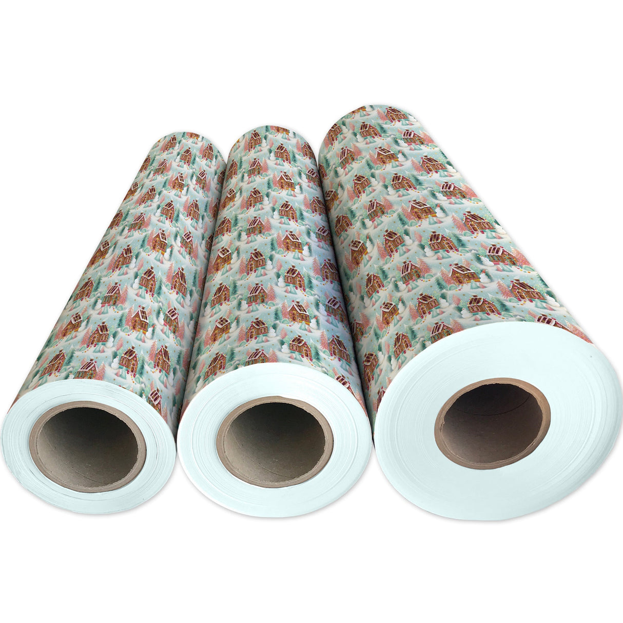 Gingerbread Dreams Christmas Gift Wrap by Present Paper