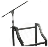 GRIFFIN Rack Mount Cart Stand & Top Mixer Platform 25U - Rolling Music Studio Booth Case Holder by GeekStands.com