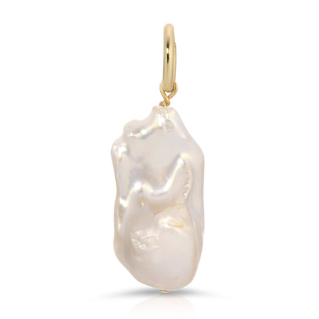 Xl Fresh Water Baroque Pearl Pendant by eklexic jewelry