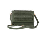 Woven flap over crossbody by hfstylish