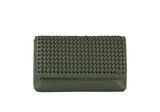 Woven flap over clutch by hfstylish