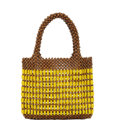 Straw Bags for Women,Straw Bags and Totes small wooden balls by hfstylish