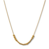 HOPE | Morse Code Classic Gold Beaded Necklace by ETHICGOODS