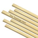 Laser Engraved Reusable Reed Straw by Holy City Straw Company