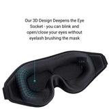 EDGE 3D Sleep Mask - Improve Sleep, Block Light, Improve Recovery, Eye Comfort by EDGE Mobility System