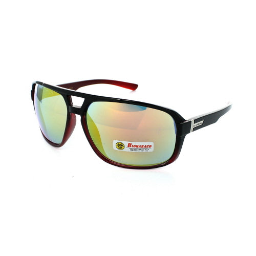 BioHazard Sunglasses Wayfarer BZ66157 - Yellow - Red