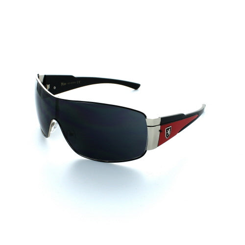 KHAN Sunglasses Shield 3934 - Black-Red