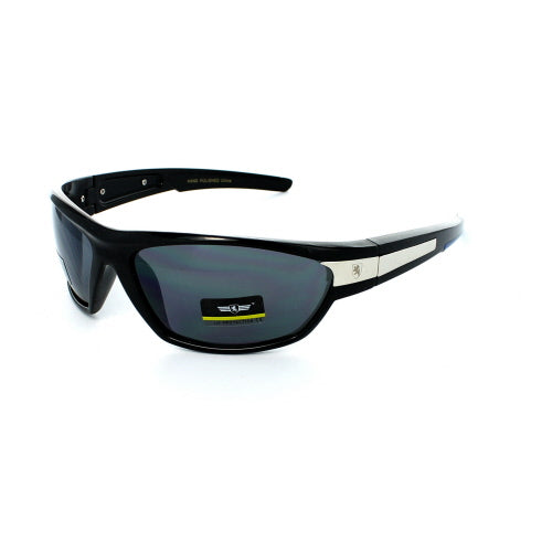 KHAN Sunglasses Wrap 5048 - White - Black