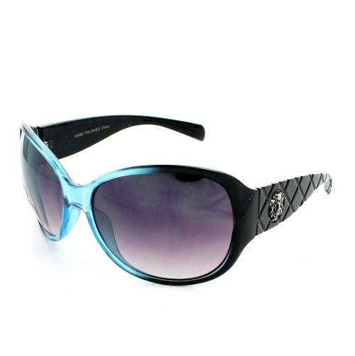 KHAN Sunglasses Oversized 5279 - Red - Blue