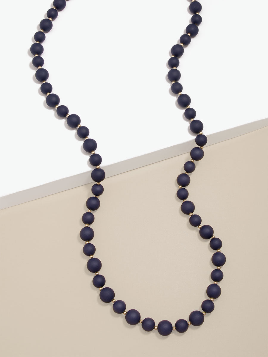 Madison Beaded Long Necklace by ZENZII