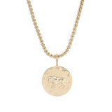 Zodiac Pendant & Thin Box Chain Necklace by eklexic jewelry