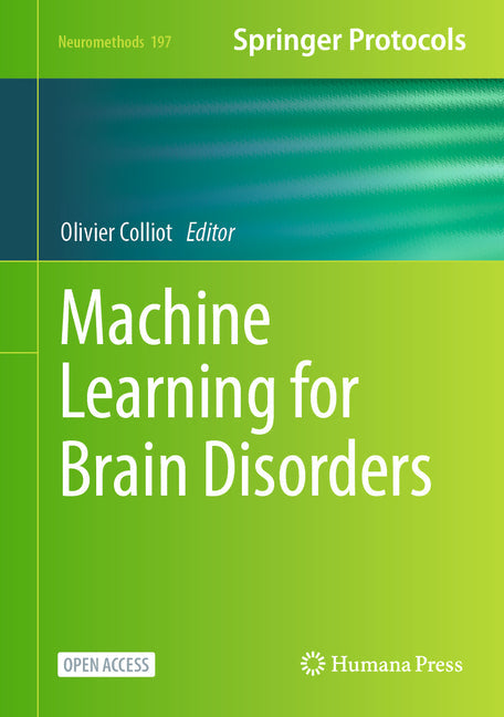 Machine Learning for Brain Disorders - Hardcover by Books by splitShops