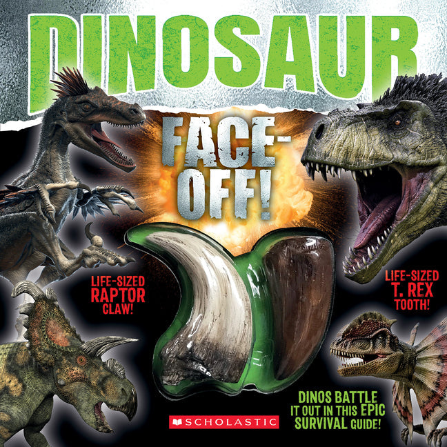 Dinosaur Face-Off! - Paperback by Books by splitShops