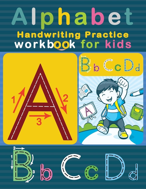 Alphabet Handwriting Practice Workbook for Kids: ABC Letter Tracing Solution for Pre K, Kindergarten and Kids Ages 3-5 - Paperback by Books by splitShops