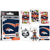 Denver Broncos Playing Cards - 54 Card Deck by MasterPieces Puzzle Company INC