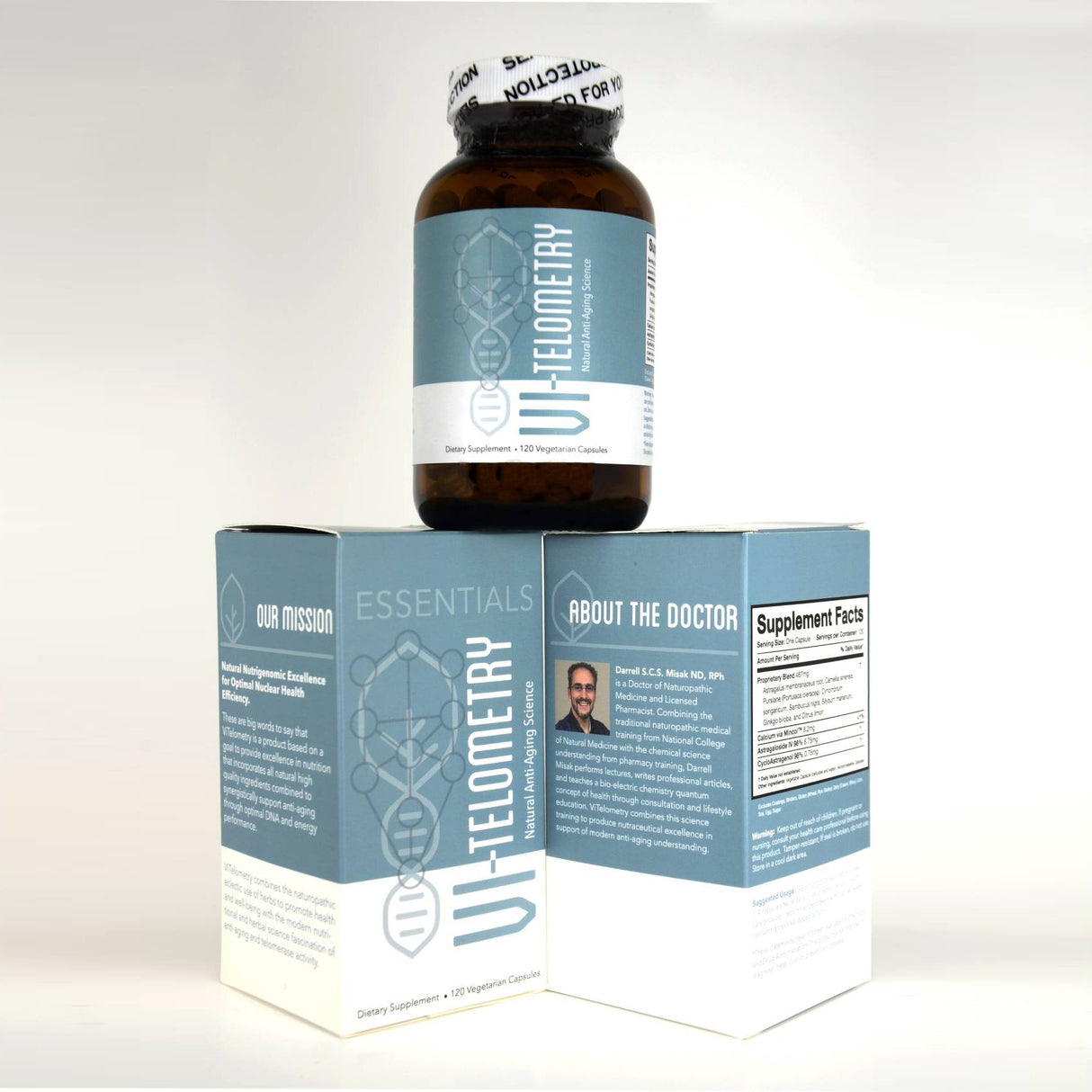 VI-Telometry Essentials - Telomere Focused Anti-Aging Science Supplement by Vitelometry