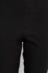 Adrianna Papell Mid Waist Solid Bi-Stretch Pull On Skinny Stretch Crepe Pants by Curated Brands