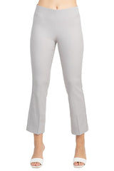 Adrianna Papell Mid Waist Pull On Solid Straight Pants by Curated Brands