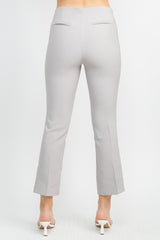 Adrianna Papell Mid Waist Pull On Solid Straight Pants by Curated Brands