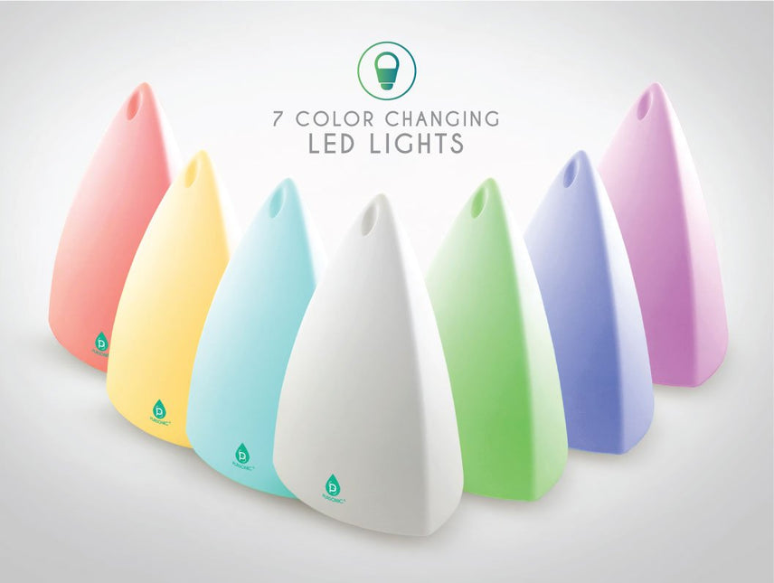 Pursonic Aromatherapy Diffuser & Essential Oil Set -Ultrasonic Top 3 Oils by Pursonic
