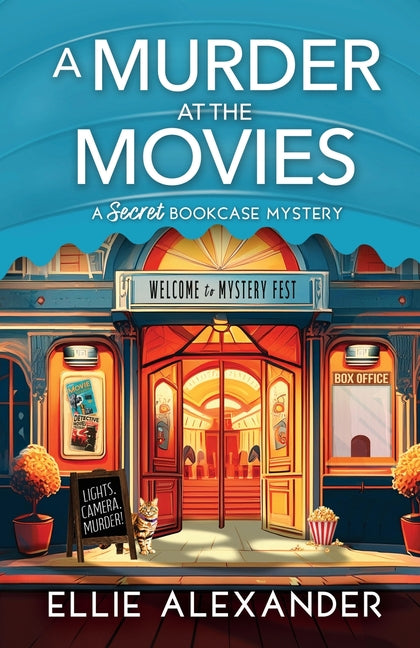 A Murder at the Movies: A Secret Bookcase Mystery - Paperback by Books by splitShops