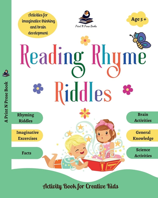 Reading Rhyme Riddles: Activity Book for Creative Kids - Paperback by Books by splitShops