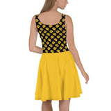 Ancap Porcupine Skater Dress by Proud Libertarian