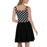 Black Porcupine Skater Dress by Proud Libertarian