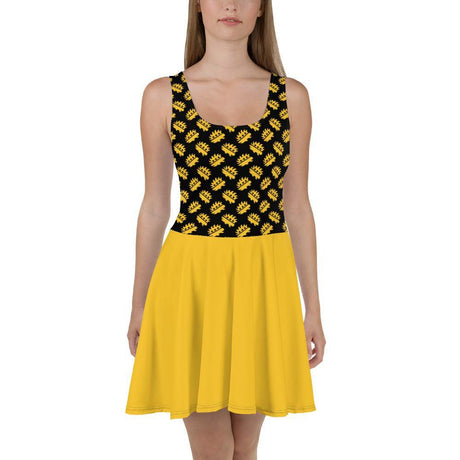 Ancap Porcupine Skater Dress by Proud Libertarian