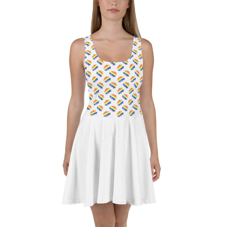 LGBTQ Pride Porcupine Skater Dress by Proud Libertarian