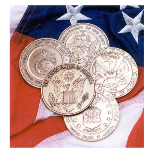 The Great Seal of the USA Brass Medallion by The Military Gift Store