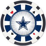 Dallas Cowboys 100 Piece Poker Chips by MasterPieces Puzzle Company INC