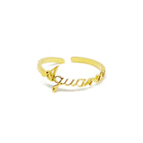 Scripted Zodiac Ring by Ellisonyoung.com