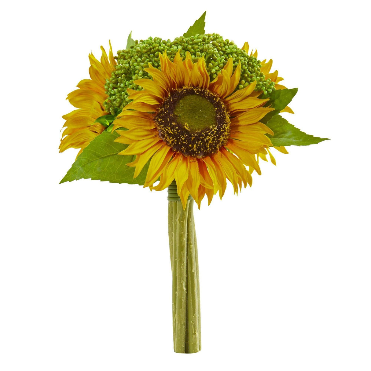 12” Sunflower Bundle Artificial Flower (Set of 3) by Nearly Natural