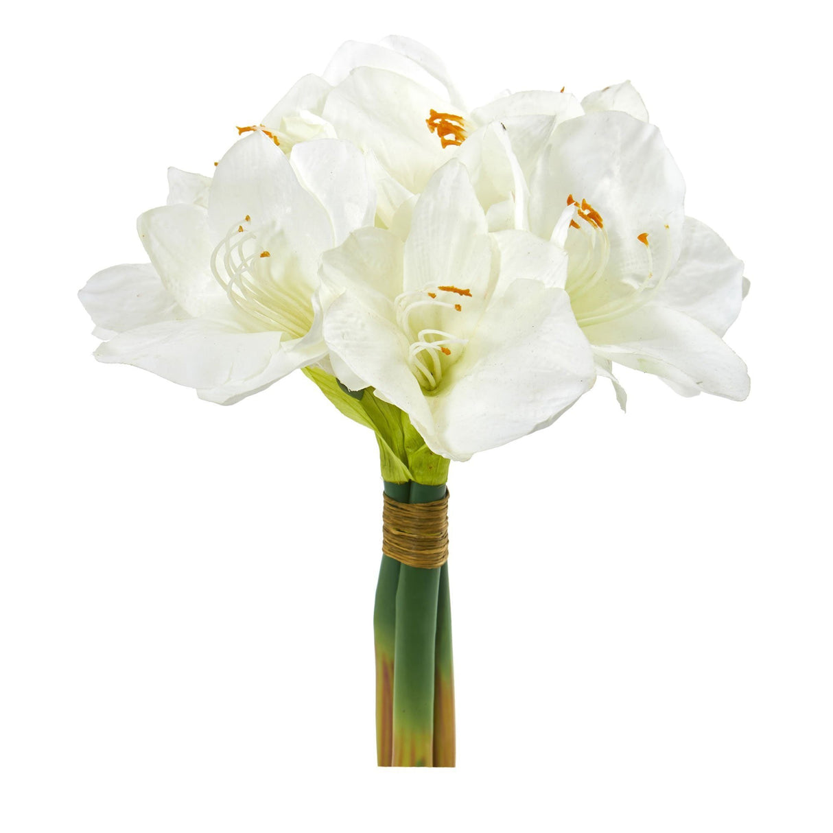 14” Amaryllis Bouquet Artificial Flower (Set of 3 by Nearly Natural