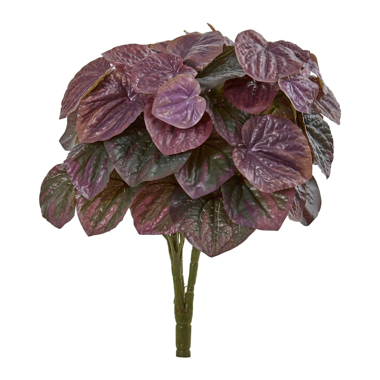 14” Artificial Deep Purple Peperomia Plant (Set of 6) by Nearly Natural