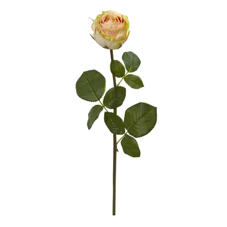 18” Rose Spray Artificial Flower (Set of 12) by Nearly Natural