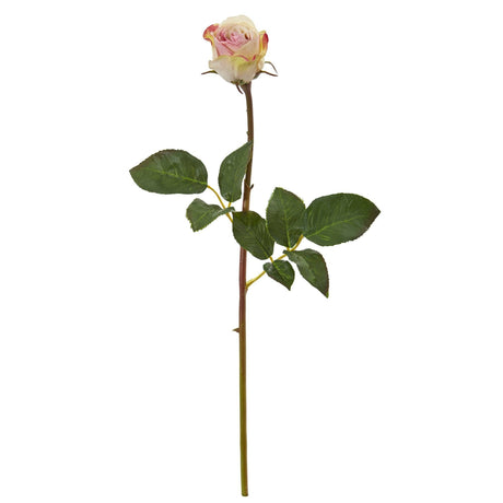 20” Rose Bud Artificial Flower (Set of 12) by Nearly Natural