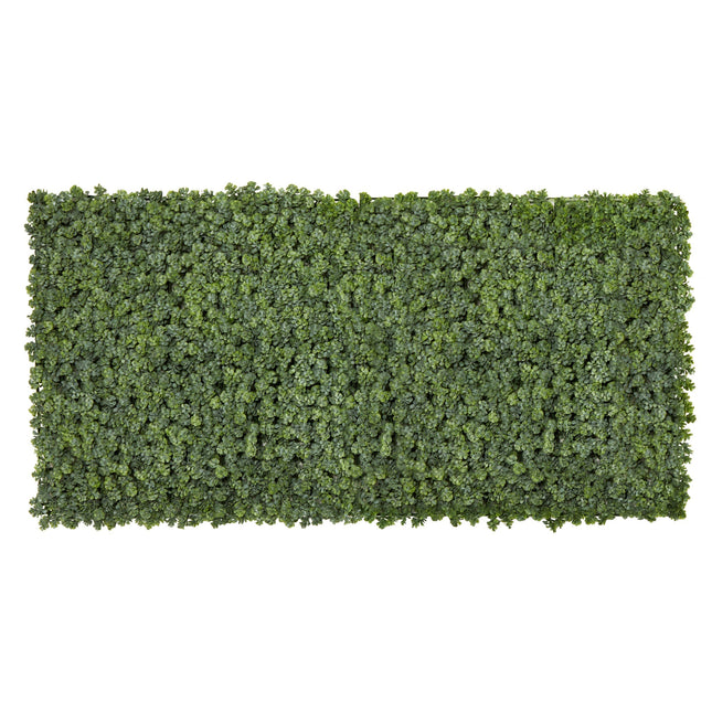 20” Succulent Artificial Wall Mat (Indoor/Outdoor) (Set of 2) by Nearly Natural