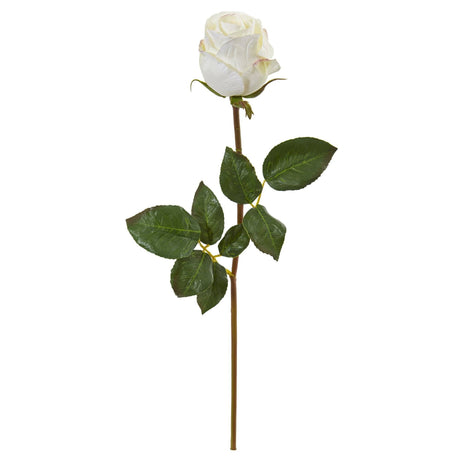 21” Rose Bud Artificial Flower (Set of 6) by Nearly Natural