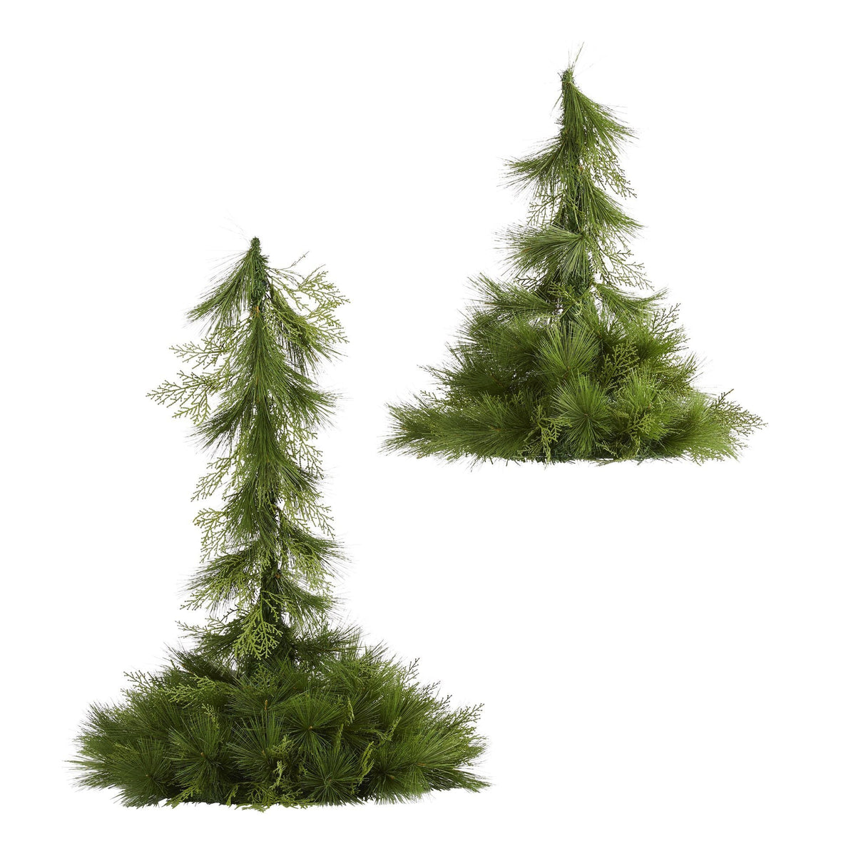 24” and 36” Table Top/Hanging Artificial Christmas Decor (Set of 2) by Nearly Natural