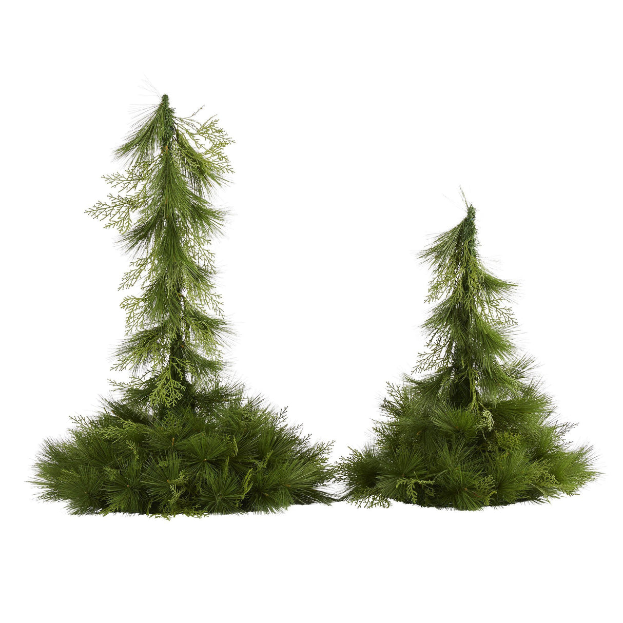 24” and 36” Table Top/Hanging Artificial Christmas Decor (Set of 2) by Nearly Natural