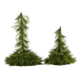 24” and 36” Table Top/Hanging Artificial Christmas Decor (Set of 2) by Nearly Natural