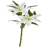 24” Lily Artificial Flower (Set of 6) by Nearly Natural