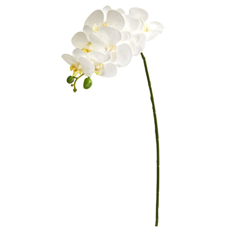 28” Orchid Phalaenopsis Artificial Flower Stem (Set of 6) by Nearly Natural