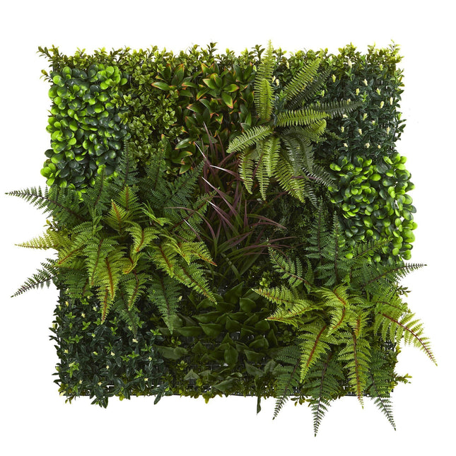 29” x 29” Artificial Living Wall UV Resistant (Indoor/Outdoor) Trellis by Nearly Natural